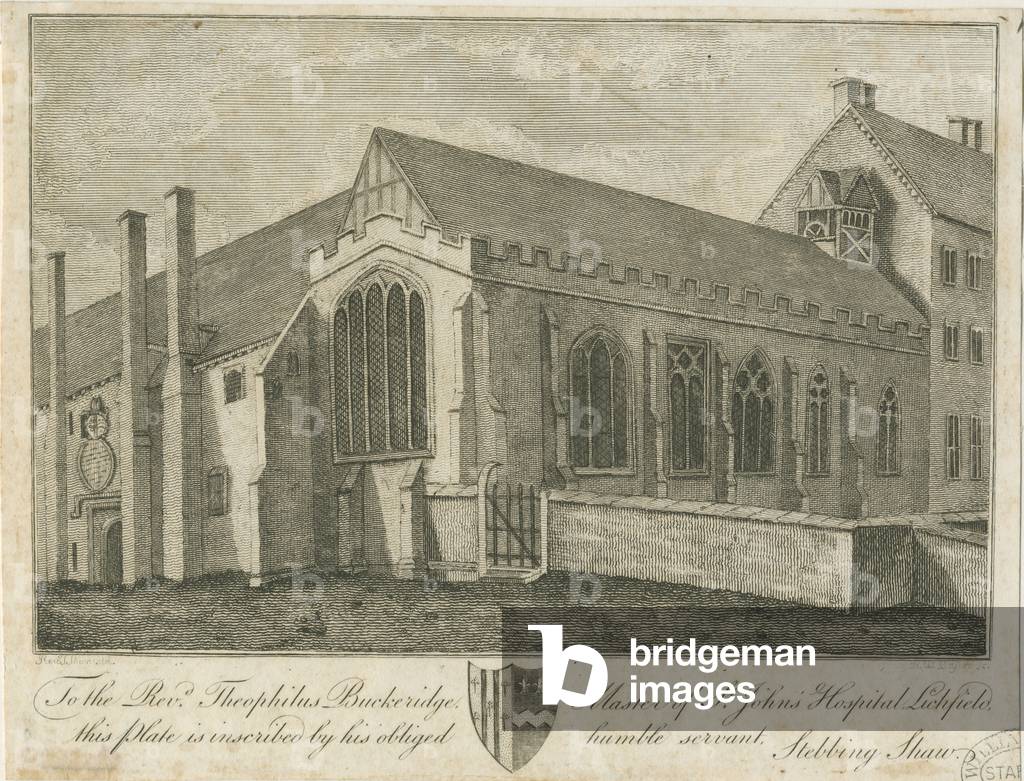 Lichfield - St. John's Hospital and Chapel: engraving, nd [1762-1798] (print)