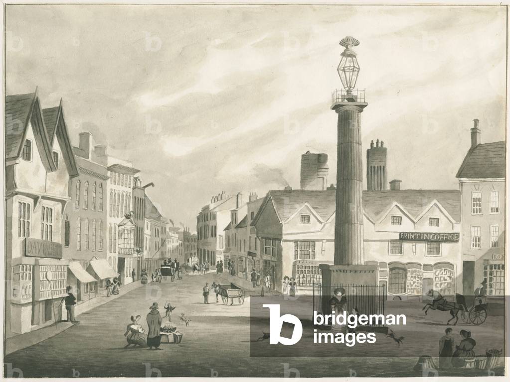 Wolverhampton - Market Place, nd [mid 19th cent] (drawing)