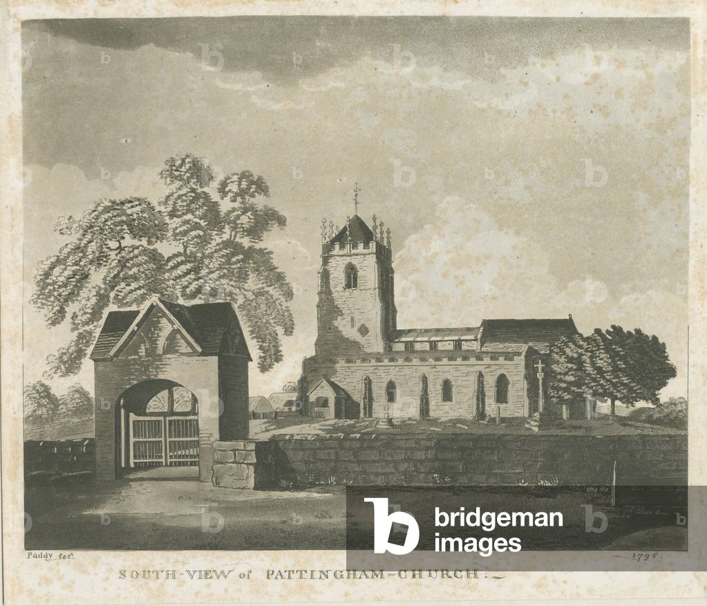 Pattingham Church: aquatint engraving, 1796 (print)