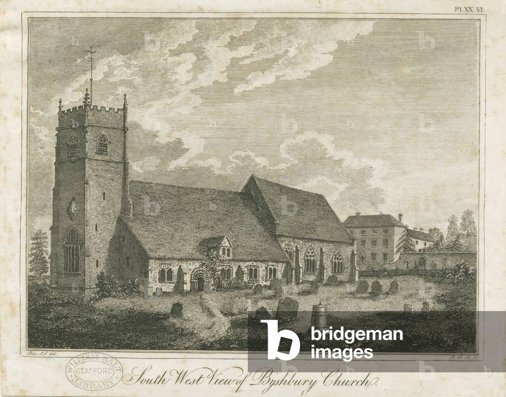Bushbury Church: engraving, nd [?18th cent] (print)