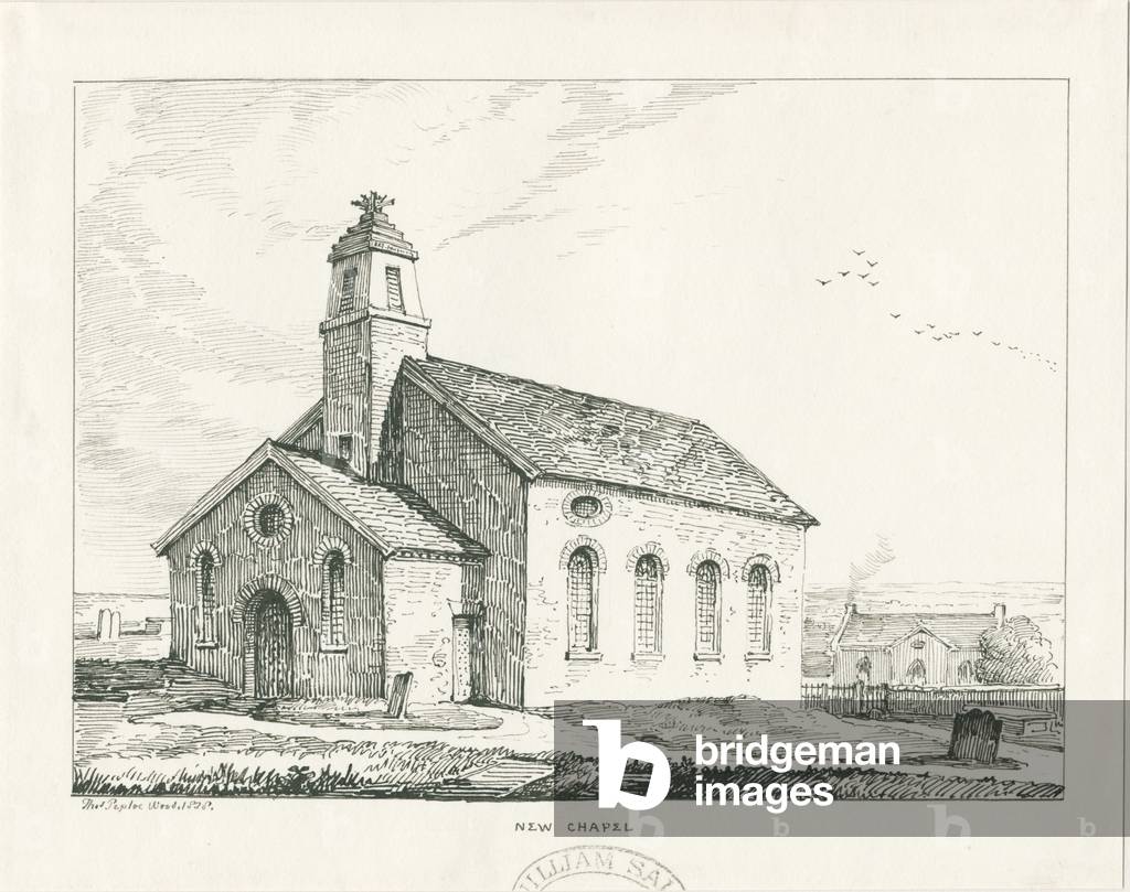 Wolstanton - New Chapel: pen and ink drawing, 1838 (drawing)