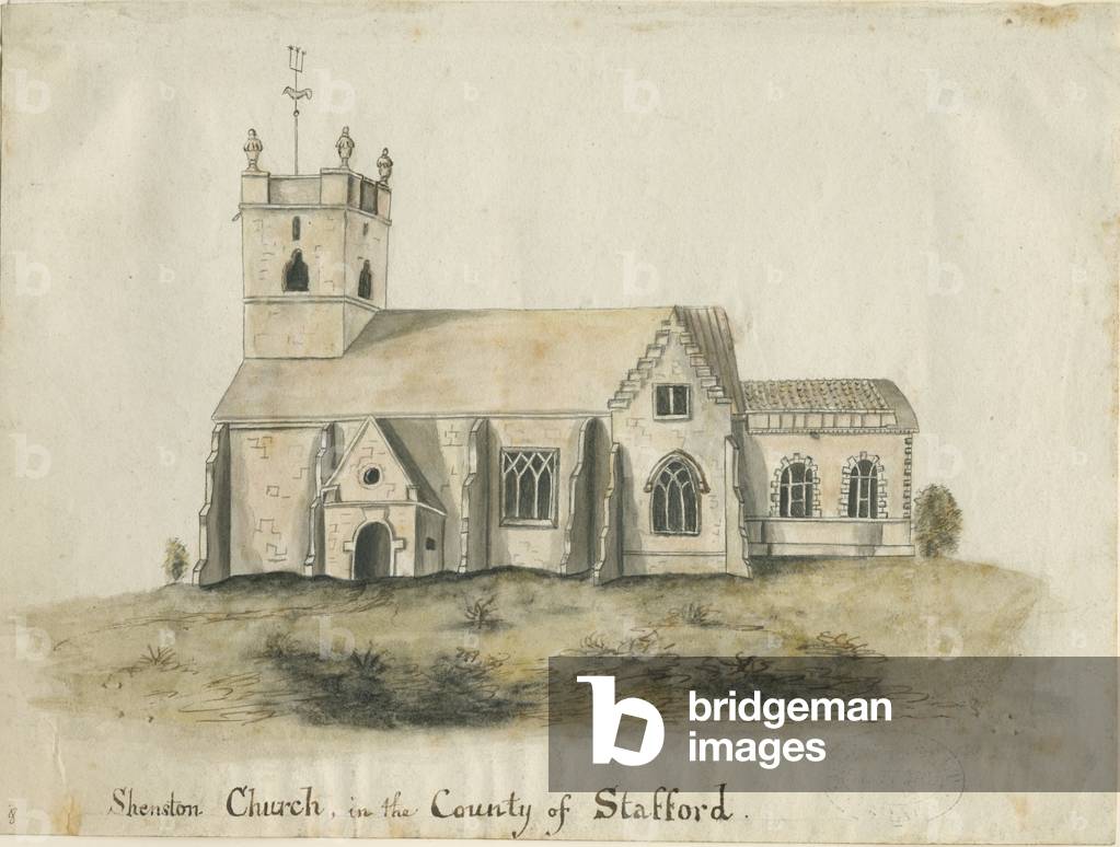 Shenstone Church: water colour painting, nd [1769] (painting)