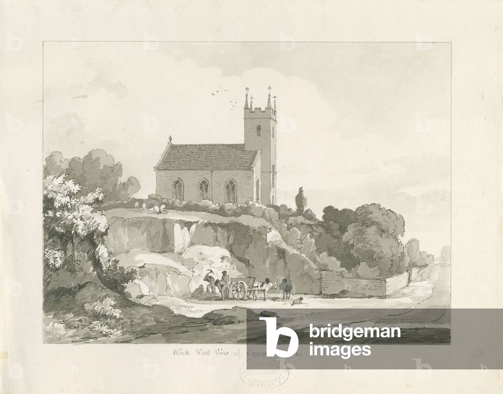 Stonnall Church: pen and wash drawing, 1836 (drawing)