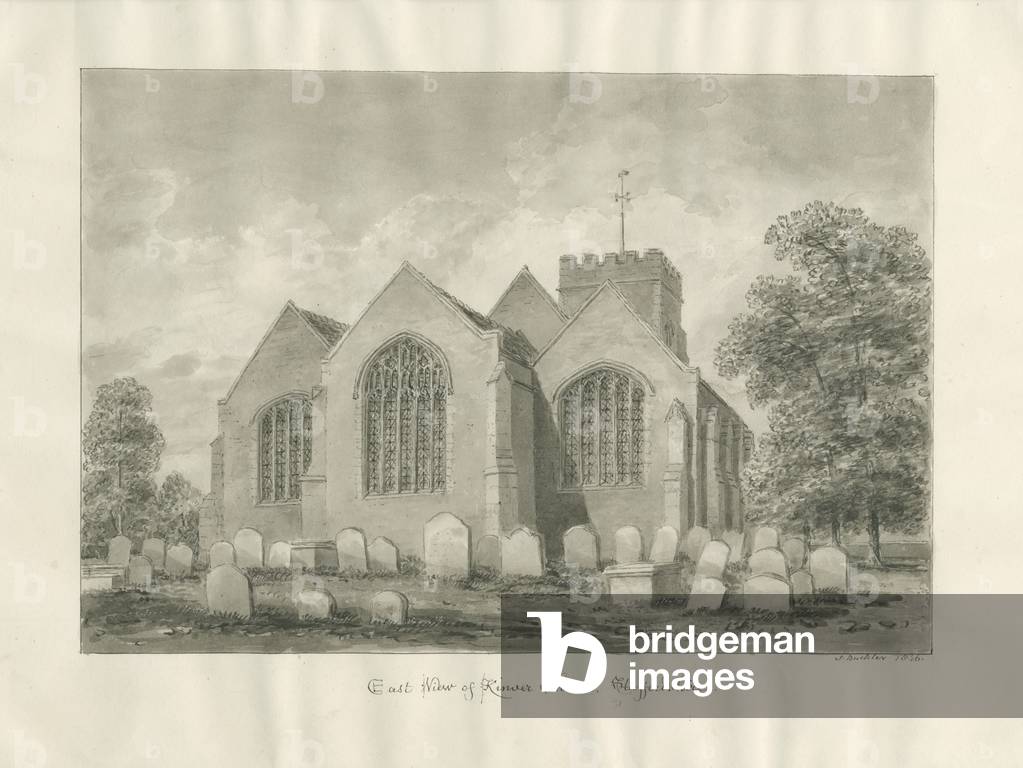 Kinver Church: sepia drawing, 1846 (drawing)