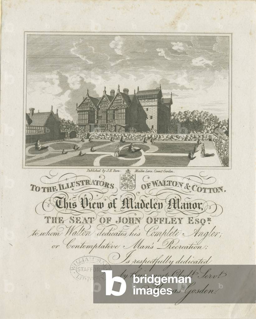 Madeley Manor House: engraving, nd [c 1686] (print)
