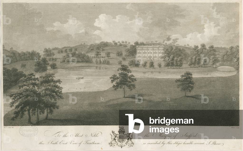 Trentham Hall: engraving, nd [c 1794] (print)