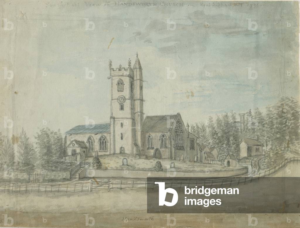 Handsworth Church: water colour painting, 1769 (painting)