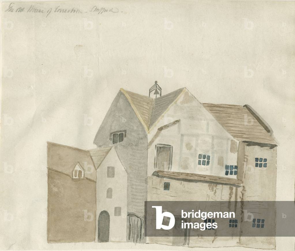 Stafford - The Old House of Correction: water colour painting, nd [?early 19th cent] (painting)