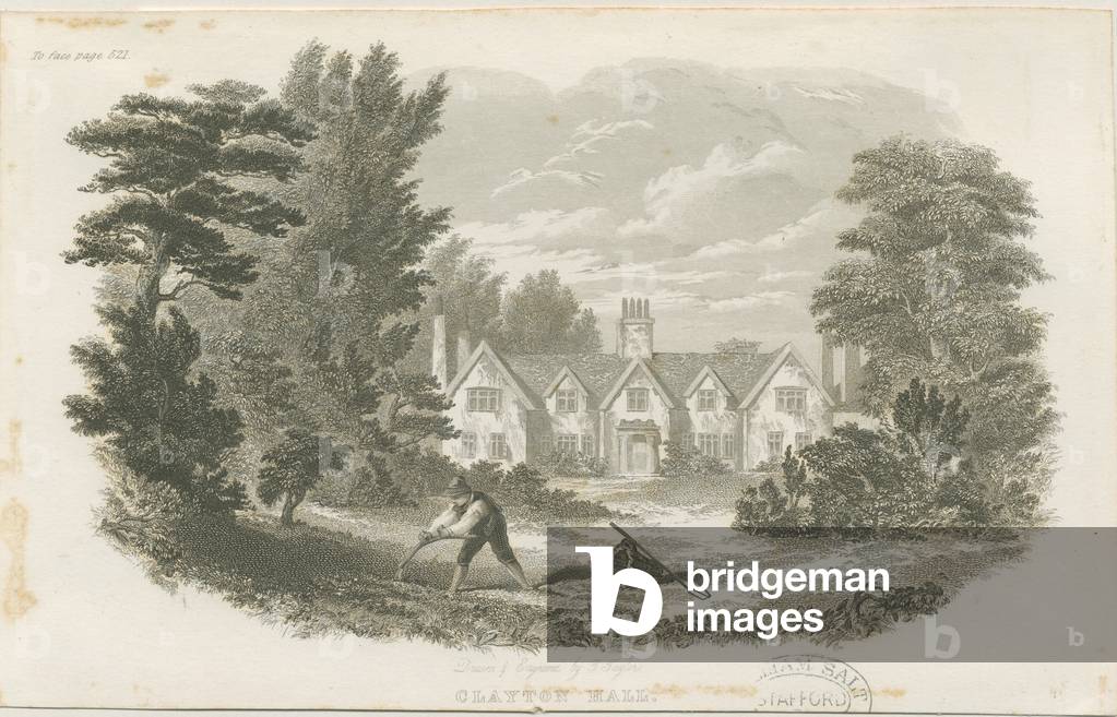 Fenton - Clayton Hall: steel engraving, nd [c 1840] (print)