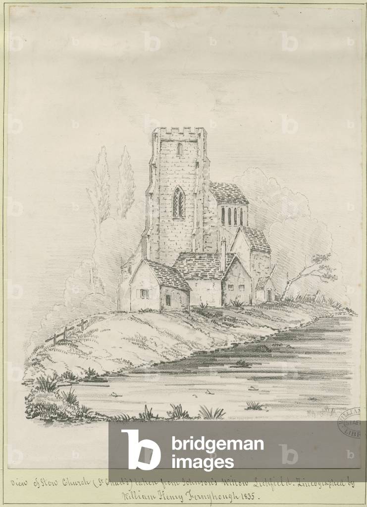 Lichfield - St. Chad's Church: zincographed, 1835 (print)