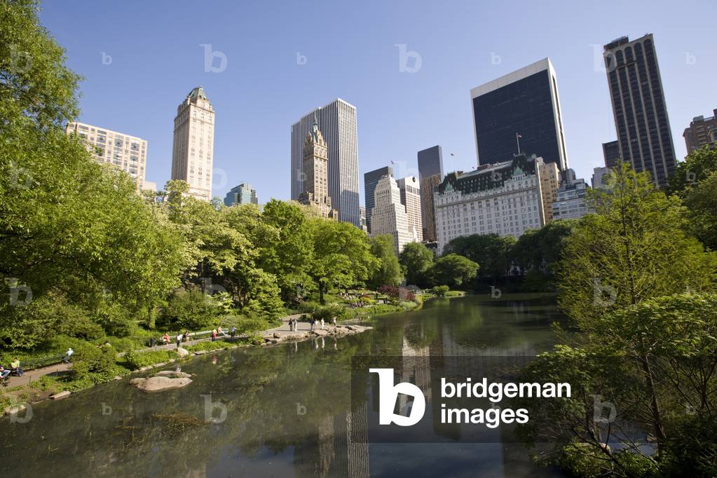 The Pond at South Quadrant in Central Park, New York (photo)