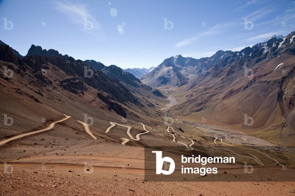 View from above the Alta Montana route at 4000 metres (photo)