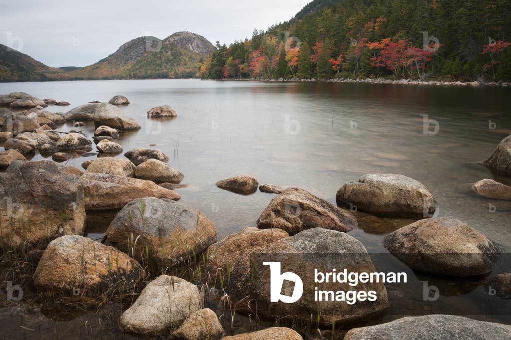 Jordan Pond in Acadia National Park, Maine, USA (photo)
