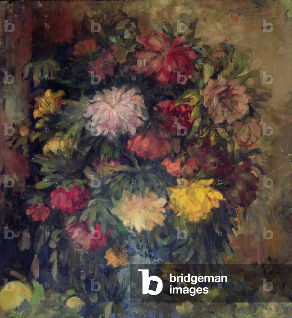 Peonies, 1908 (oil on canvas)