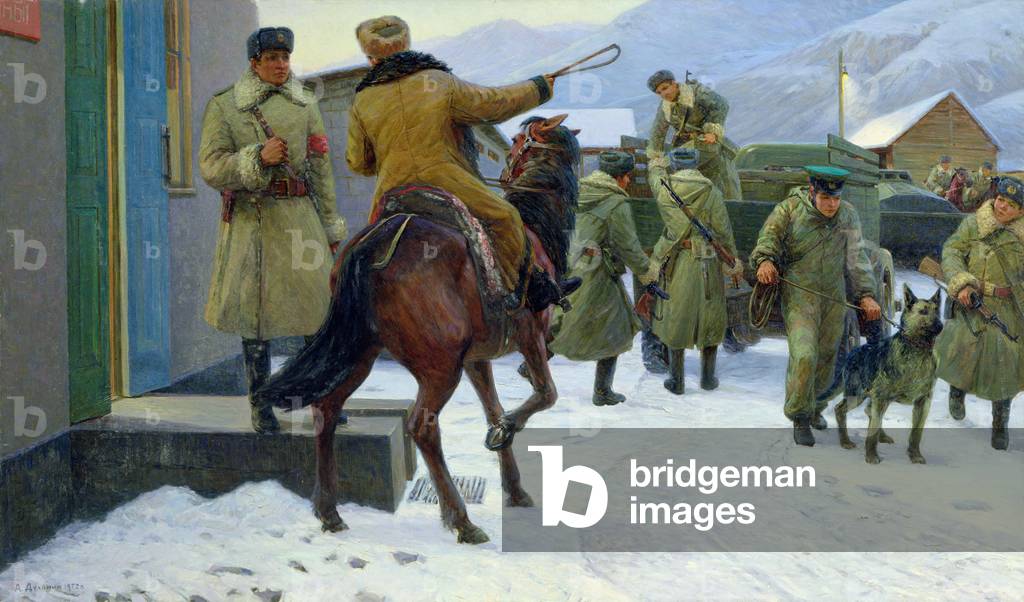 Alarm (oil on canvas)