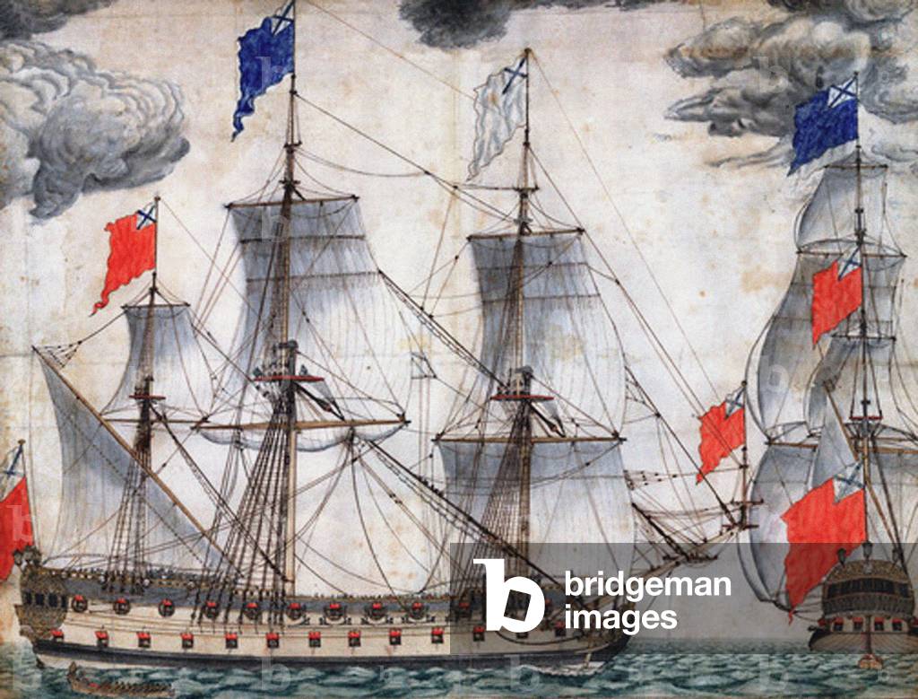 Goto Predestinatsia, 1700 (colour litho)