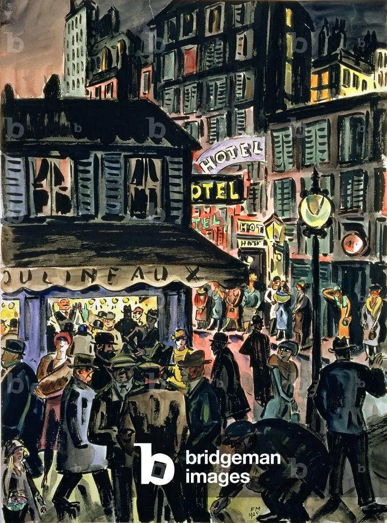 Hotel, 1925 (w/c & ink on paper)