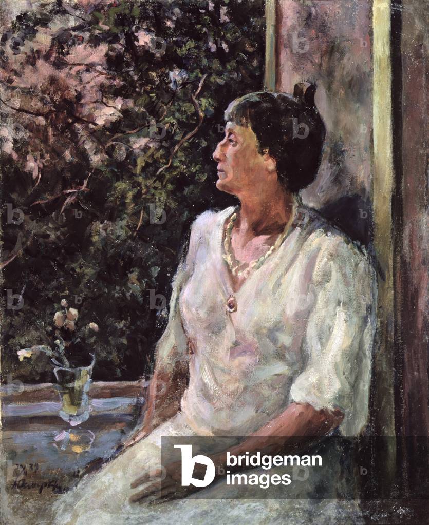 Portrait of Anna Akhmatova, c.1939 (oil on canvas)