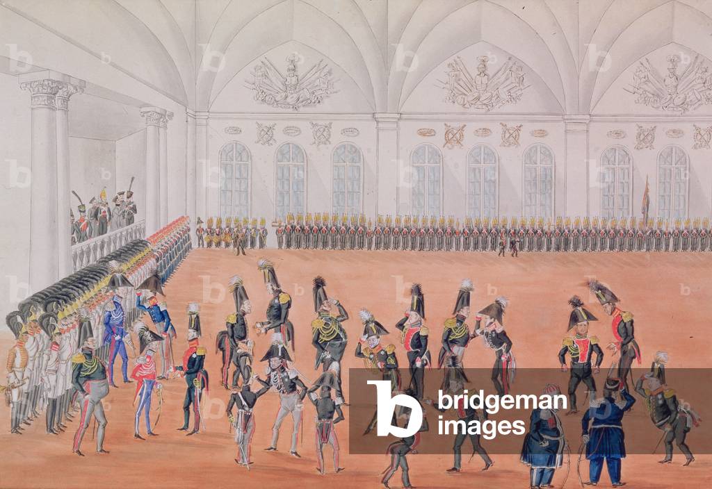 Guard Parade, 1820s (w/c on paper)