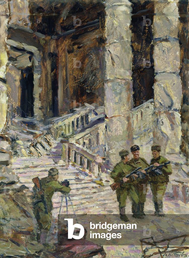 In Memory of the Victory, 1945 (oil on canvas)