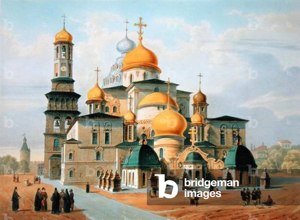 Novy Ierusalem near Moscow, printed by Louis-Pierre-Alphonse Bichebois (1801-50), 1830 (colour litho)