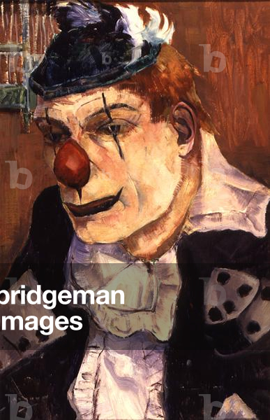 Clown (oil on canvas)