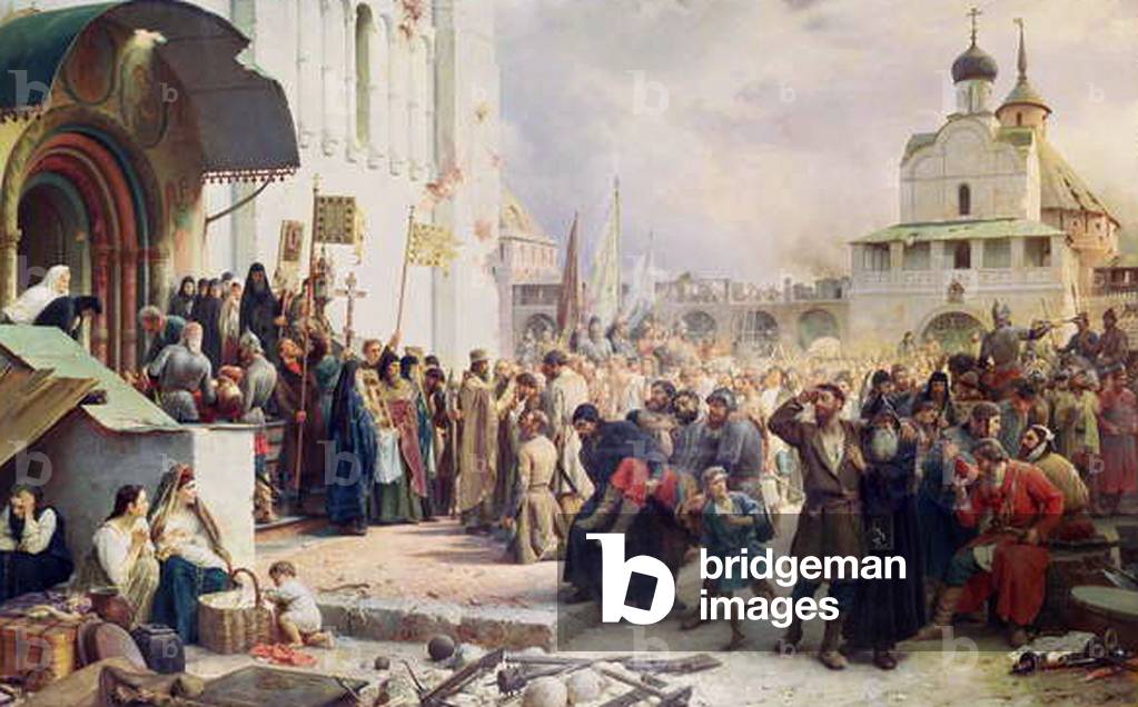 The Siege of the Trinity Sergius Cloister 1608-10, 1891 (oil on canvas)