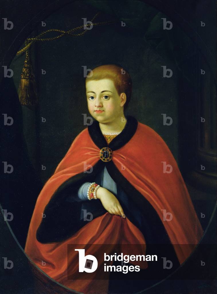 Portrait of Grand Duke Alexei Alexeevich (1654-1670) (oil on canvas)