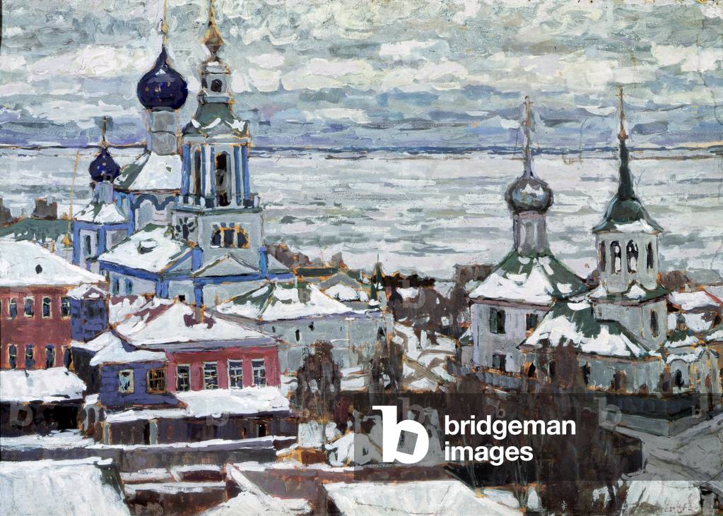 Rostov in Winter, 1910 (oil on canvas)