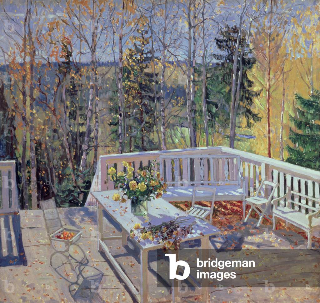 Deserted Terrace, 1911 (oil on canvas)