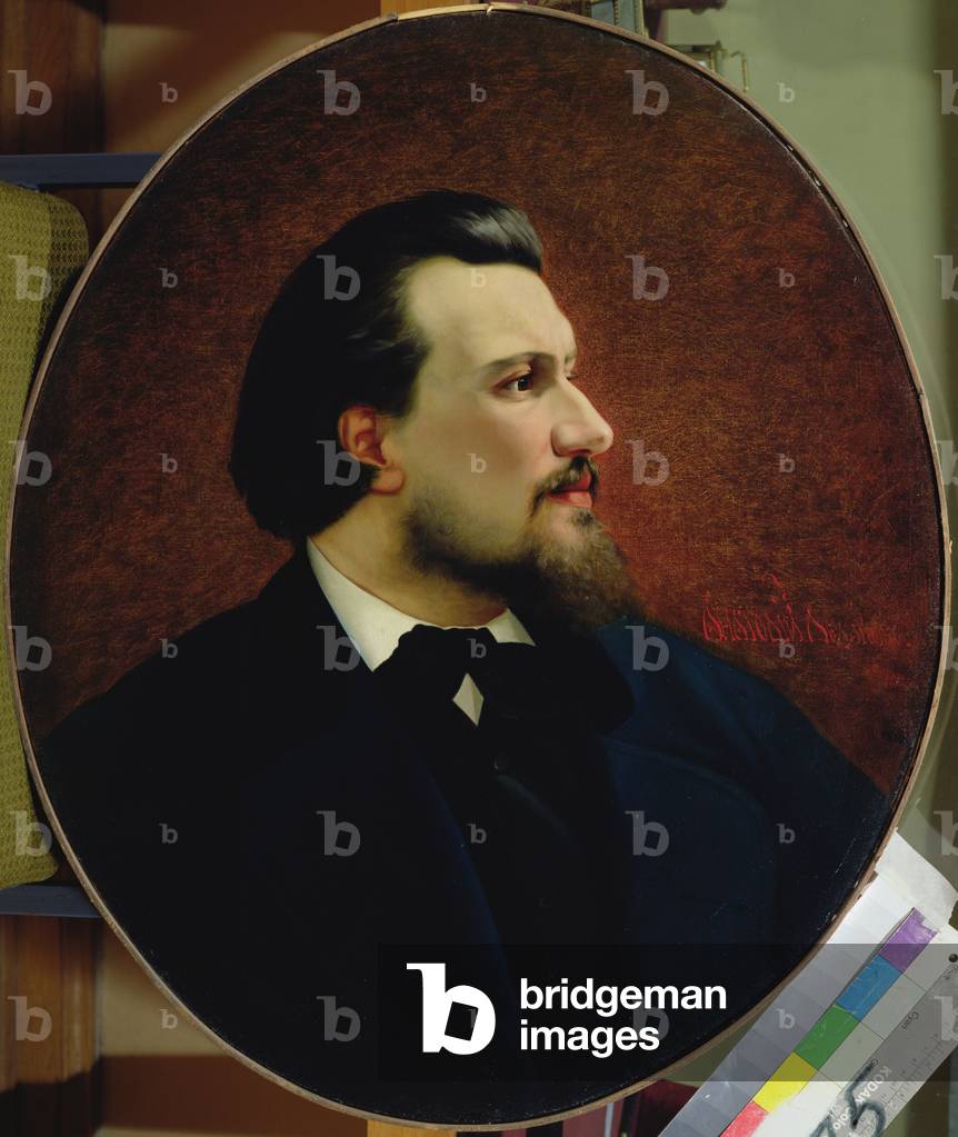 Portrait of Nikolay Leskov, 1872 (oil on canvas)