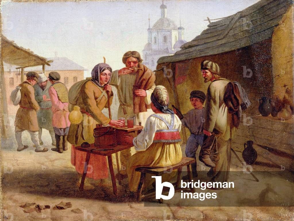 Kvas Seller, 1862 (oil on canvas)