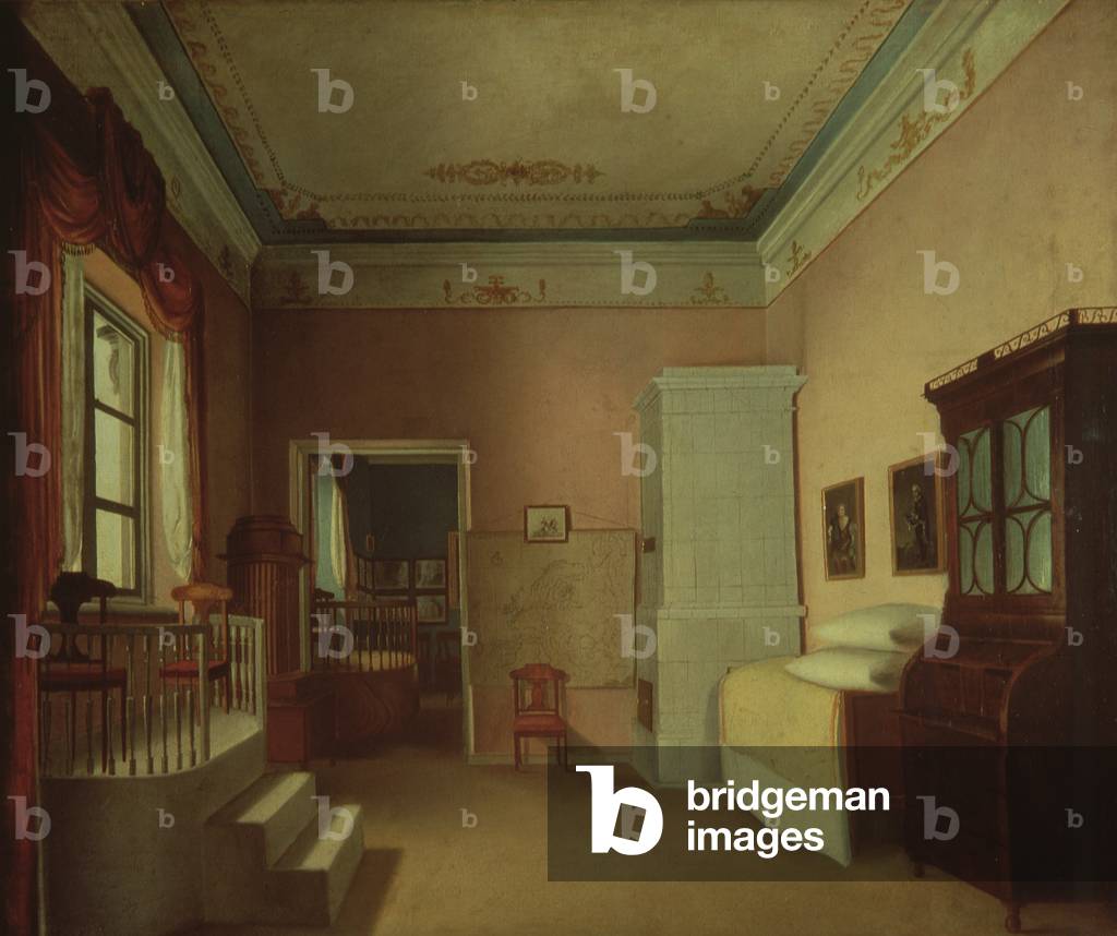 Grand Interior (oil on canvas)