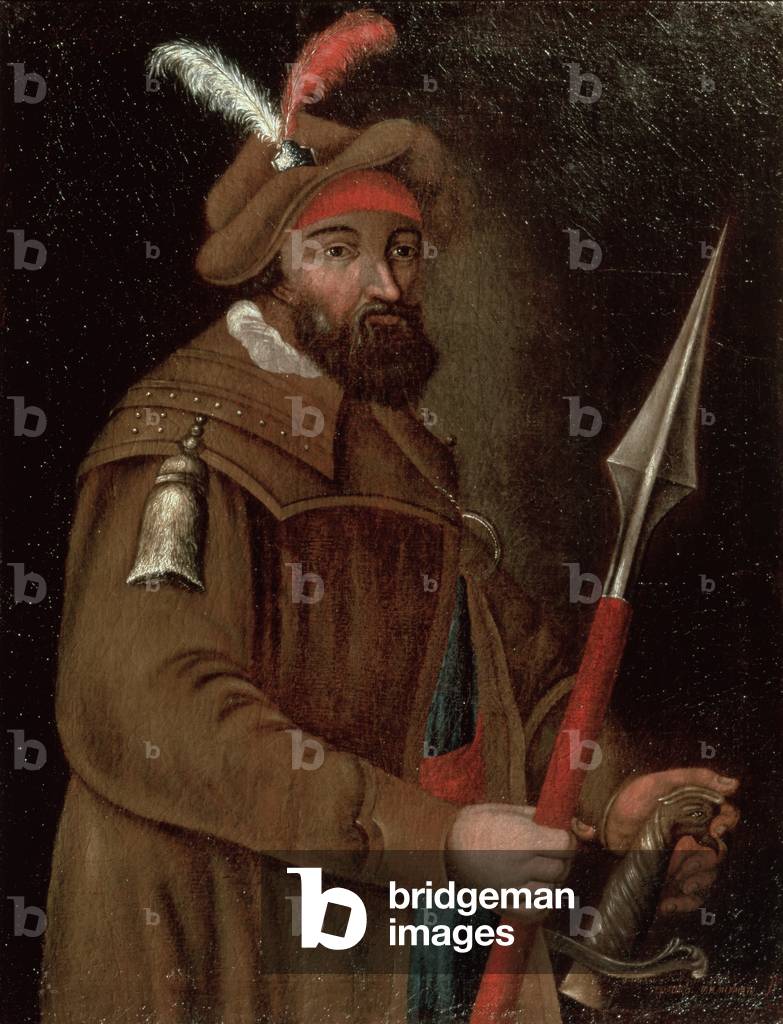 Portrait of Yermak Timofeyevich (d.1584/5), 1700-50 (oil on canvas)