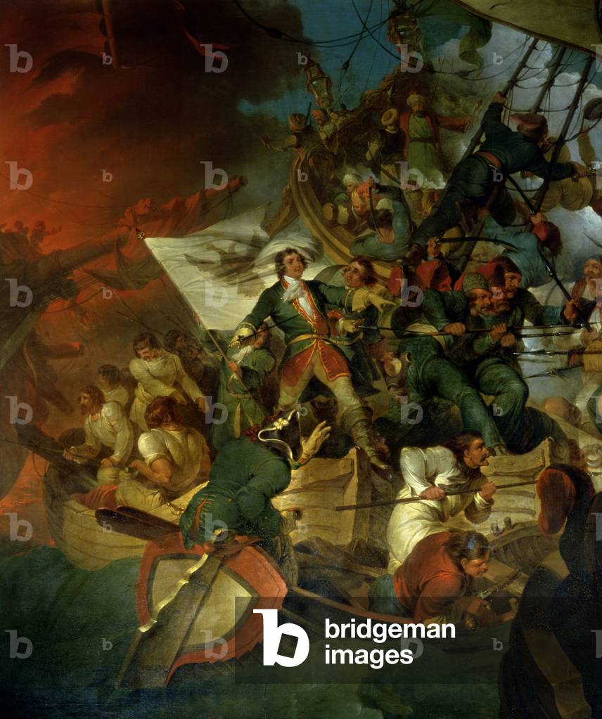 Capture of Azov, 18th May 1696 (oil on canvas)