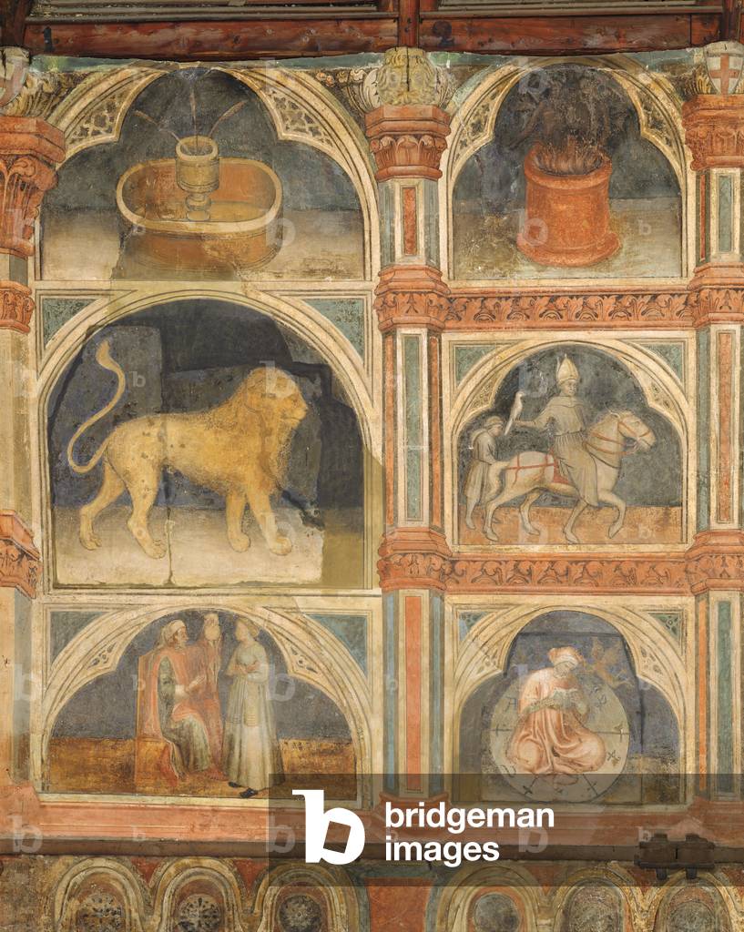 The Month of July, from a series of murals depicting the Astrological Cycle (fresco)