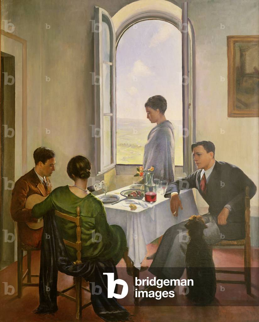 Afternoon in Fiesole, 1926-29 (oil on canvas)