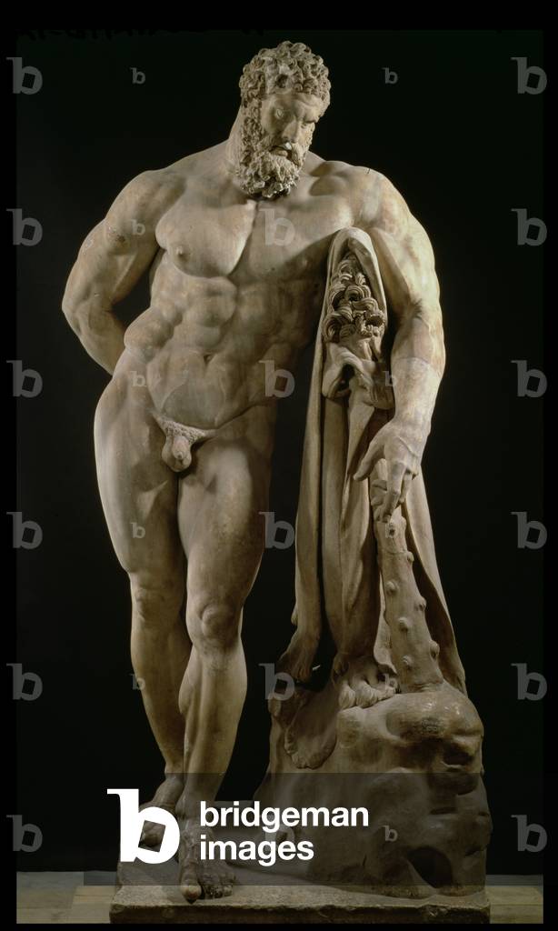 The Farnese Hercules, Roman copy of Greek original (marble) (see also 113286)