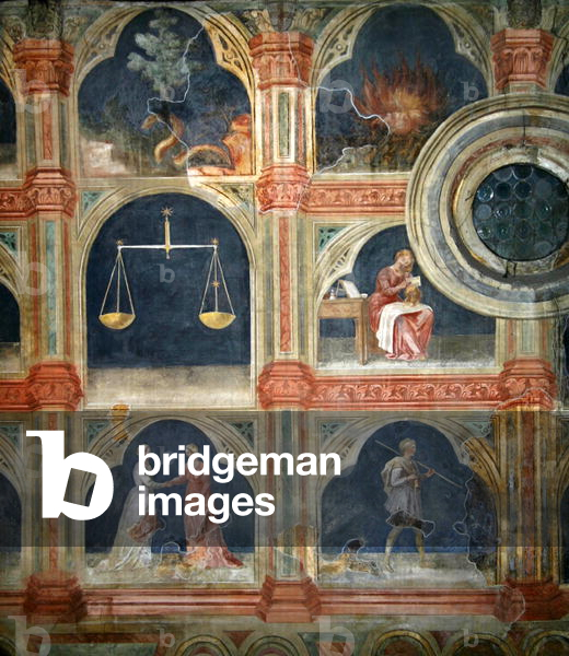 The Month of September, from a series of murals depicting the Astrological Cycle (fresco)