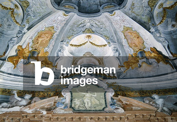 Trompe l'oeil, from the ceiling of the ballroom (fresco)