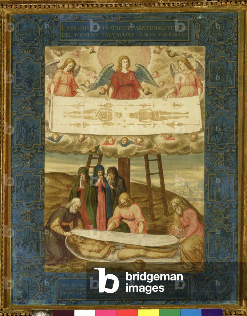 The Holy Shroud (oil on canvas)