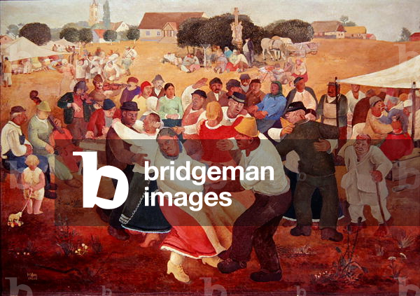 Pilgrimage to Molva, 1930 (oil on canvas)
