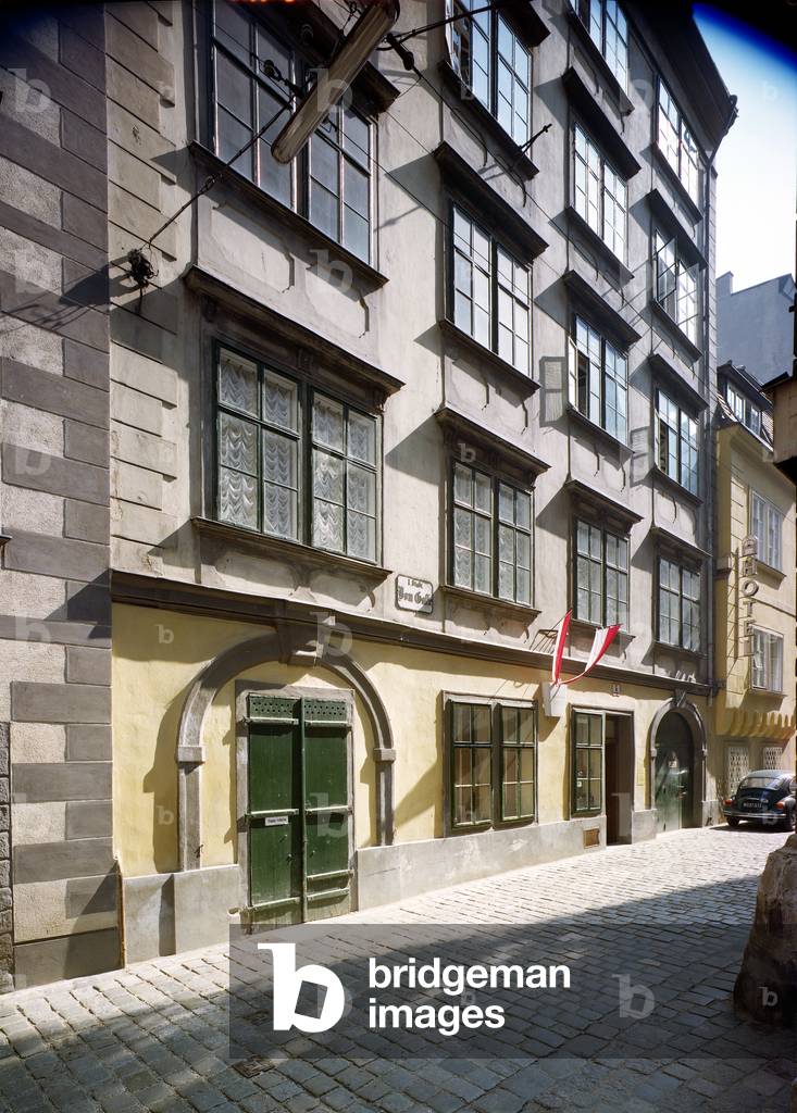 The Figarohaus in the Stephansdom quarter of Vienna where Wolfgang Amadeus Mozart (1756-91) lived from 1784-87 (photo)