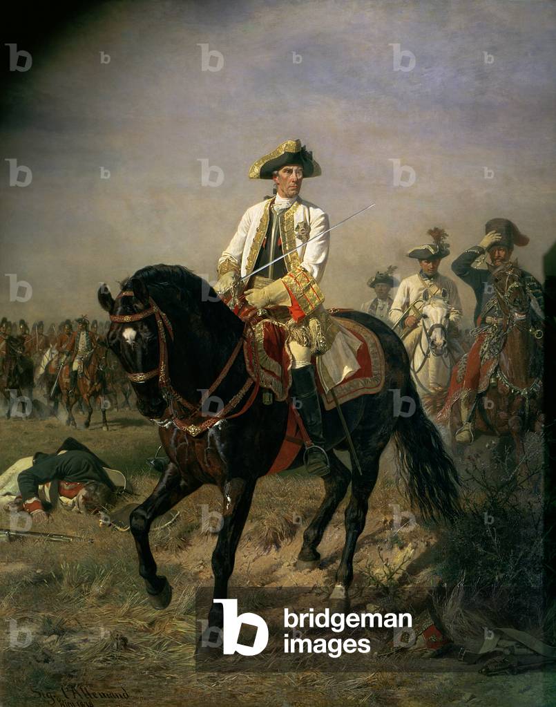 Bild von Gemälde "Feldmarschall Baron Ernst von Laudon (1717-90)", 18. Jahrhundert von Siegmund L'Allemand