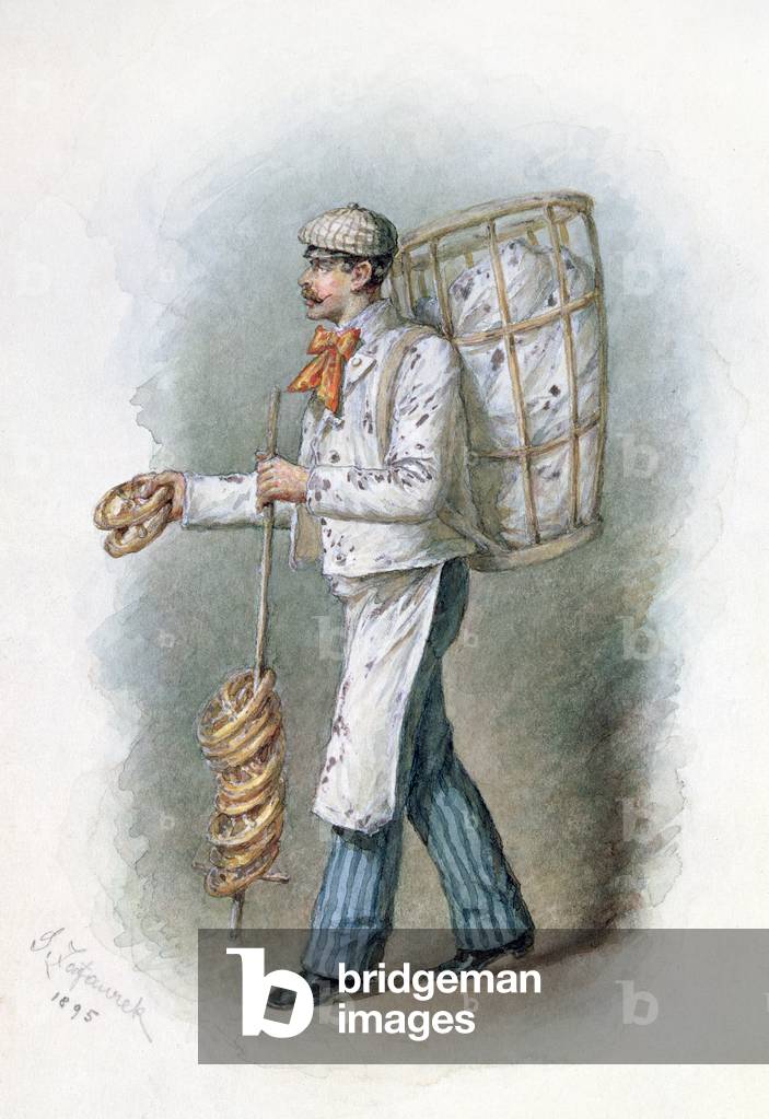 The Baker, 1895 (w/c on paper)