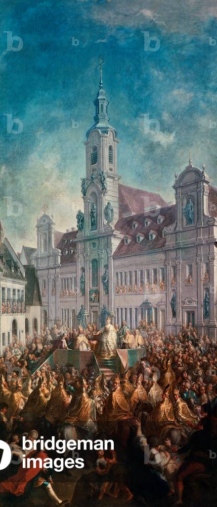 The Coronation of Empress Maria Theresa of Austria (1717-80) in Pressburg, 1768
