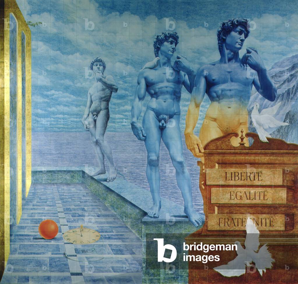 Europe (ceramic mural) (see also 70728-30)