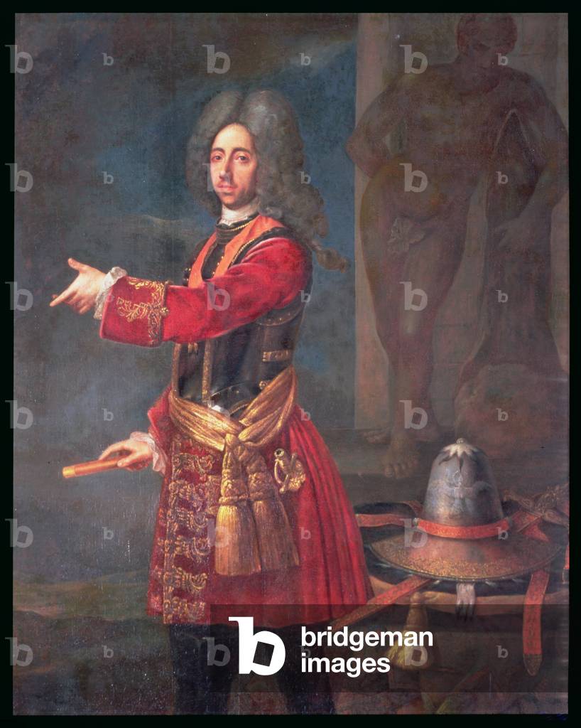Prinz Eugene von Savoyen (1663-1736) (öl auf leinwand)