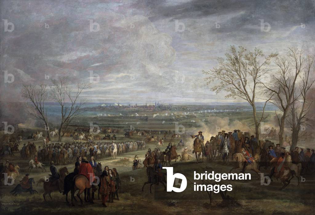 L'assedio di Valenciennes, 1677 (olio su tela)