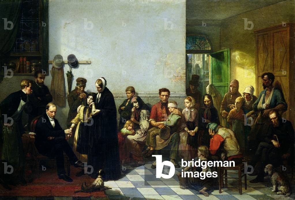 Il medico dei poveri (olio su tela)